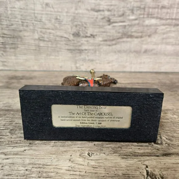 The Dancing Bear - 6th Art of The Carousel Hamilton Collection Limited Ed *READ - Picture 7 of 10